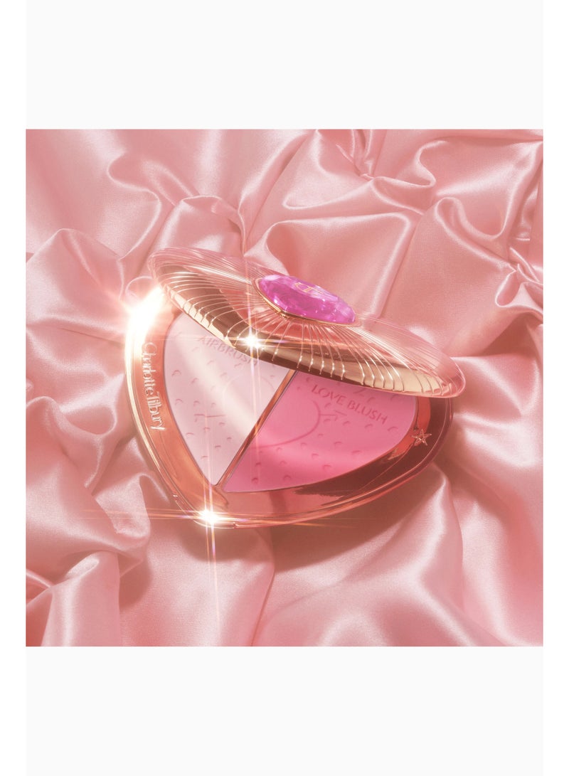 Charlotte Tilbury Pillow Talk Flawless Pink Charlotte’s Beauty Soulmates Face Palette, Brighten & Blush Powder Duo, Radiant Finish – 13g - Image 3